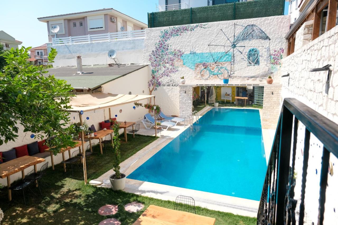 Hotel Tek Han Alaçatı Esterno foto